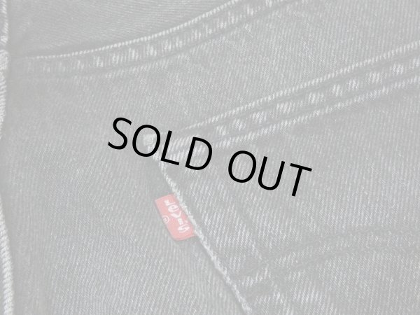 画像13: 90s 00s Levi's 501 SULFUR DYED BLACK DENIM PANTS MADE IN EURO (13)