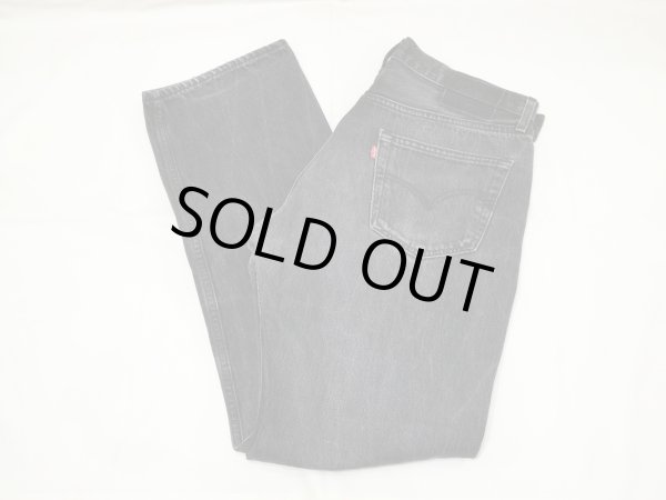 画像3: 90s 00s Levi's 501 SULFUR DYED BLACK DENIM PANTS MADE IN EURO (3)