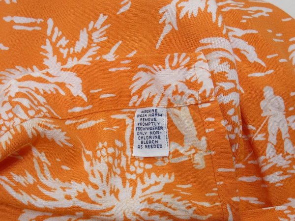 画像11: 90s 00s Polo Ralph Lauren CALDWELL ALLOVER PRINT RAYON OPEN COLLAR S/S SHIRT  (11)