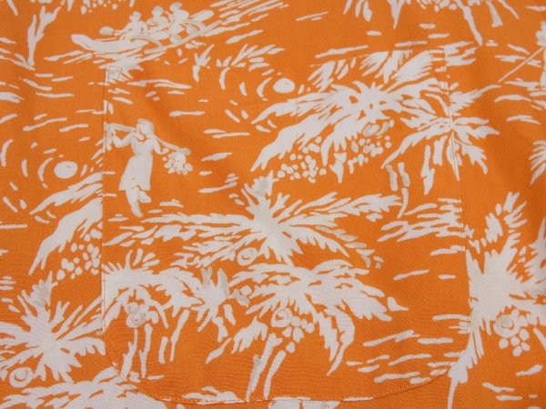 画像6: 90s 00s Polo Ralph Lauren CALDWELL ALLOVER PRINT RAYON OPEN COLLAR S/S SHIRT  (6)