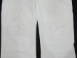 画像9: 10s Carhartt DOUBLE KNEE COTTON PAINTER WORK PANTS WHITE (9)