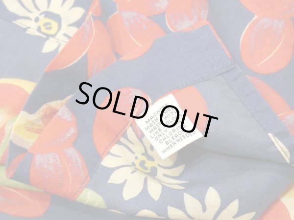 画像9: 90s 00s Polo Ralph Lauren CALDWELL FLOWER PRINT COTTON LOOP COLLAR S/S SHIRT  (9)