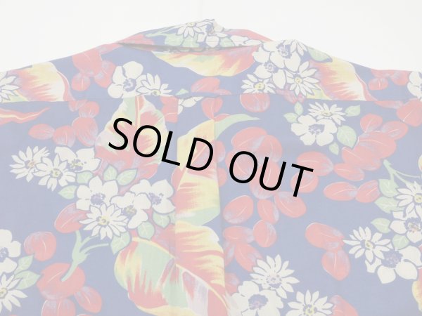 画像10: 90s 00s Polo Ralph Lauren CALDWELL FLOWER PRINT COTTON LOOP COLLAR S/S SHIRT  (10)