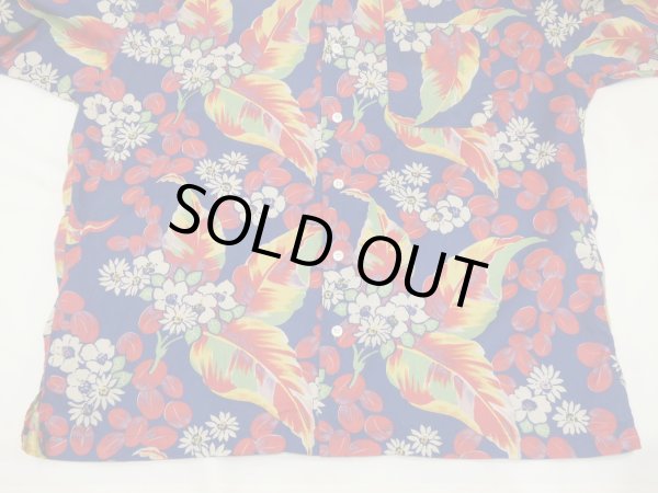画像6: 90s 00s Polo Ralph Lauren CALDWELL FLOWER PRINT COTTON LOOP COLLAR S/S SHIRT  (6)