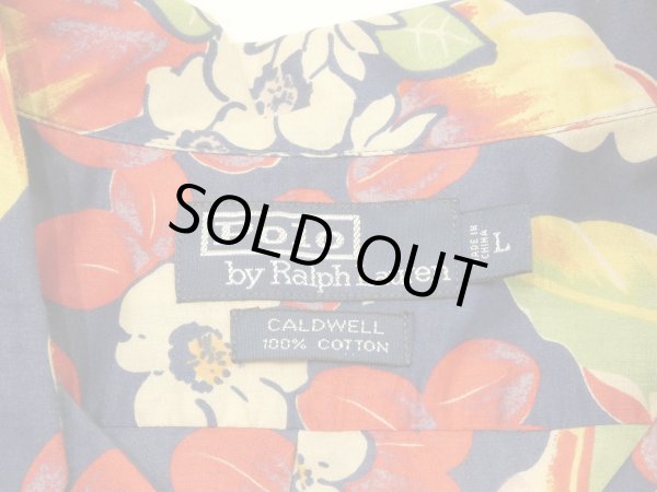 画像3: 90s 00s Polo Ralph Lauren CALDWELL FLOWER PRINT COTTON LOOP COLLAR S/S SHIRT  (3)