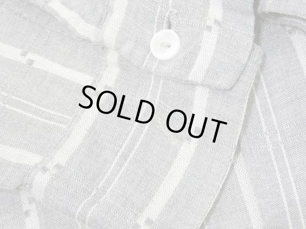 画像10: 60s Dicassio WOVEN PLAID LOOP COLLAR RAYON SHIRT  (10)