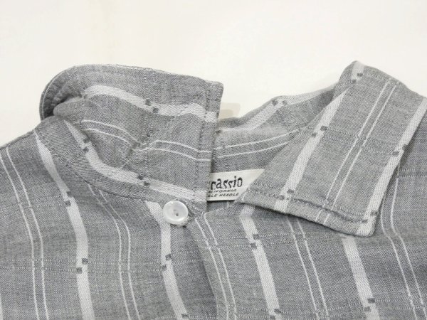 画像5: 60s Dicassio WOVEN PLAID LOOP COLLAR RAYON SHIRT  (5)