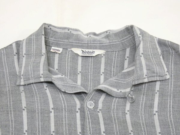 画像4: 60s Dicassio WOVEN PLAID LOOP COLLAR RAYON SHIRT  (4)