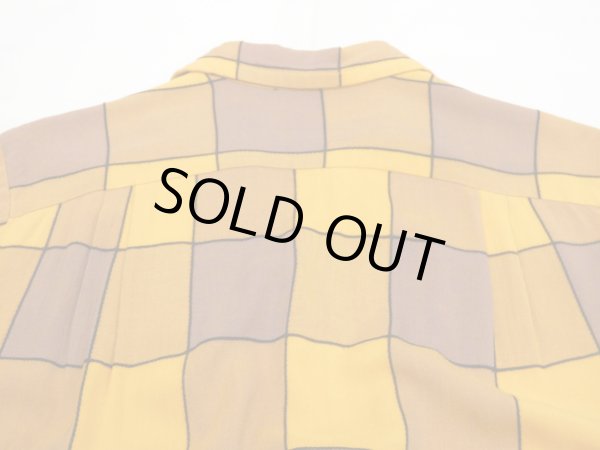 画像8: 60s 70s Penneys TOWNCRAFT BLOCK CHECK RAYON S/S SHIRT (8)