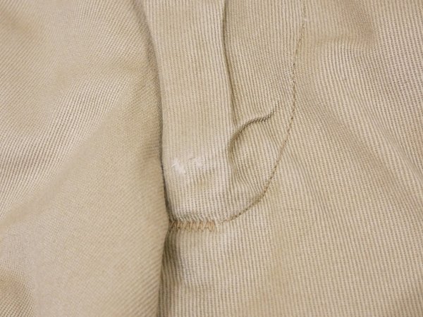 画像11: 60s US ARMY COTTON KHAKI CHINO TROUSERS PANTS (11)