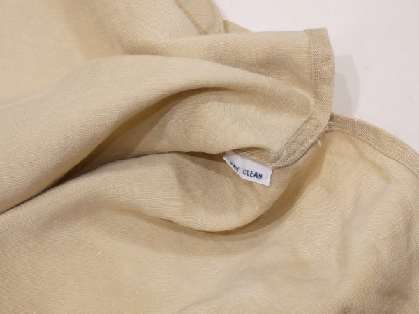 画像9: 90s 00s Polo Ralph Lauren CALDWELL BIG POLO LINEN SILK OPEN COLLAR S/S SHIRT  (9)