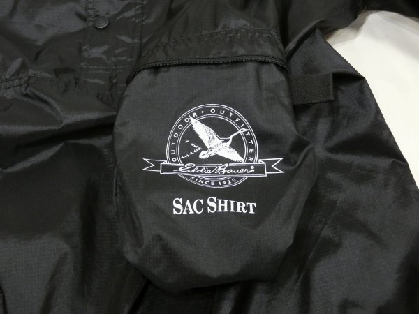 画像9: 80s 90s Eddie Bauer SAC SHIRT PACKABLE NYLON PULLOVER (9)