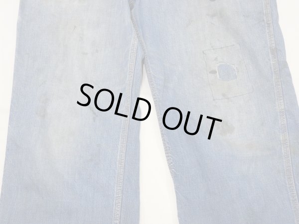 画像6: 60s Old Kentucky DENIM PAINTER WORK PANTS (2) (6)