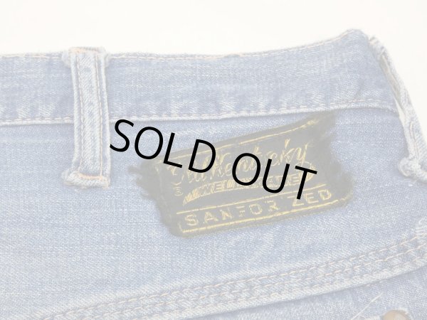 画像9: 60s Old Kentucky DENIM PAINTER WORK PANTS (2) (9)