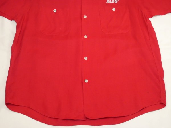 画像7: 60s UNKNOWN RAYON BOWLING SHIRT (7)