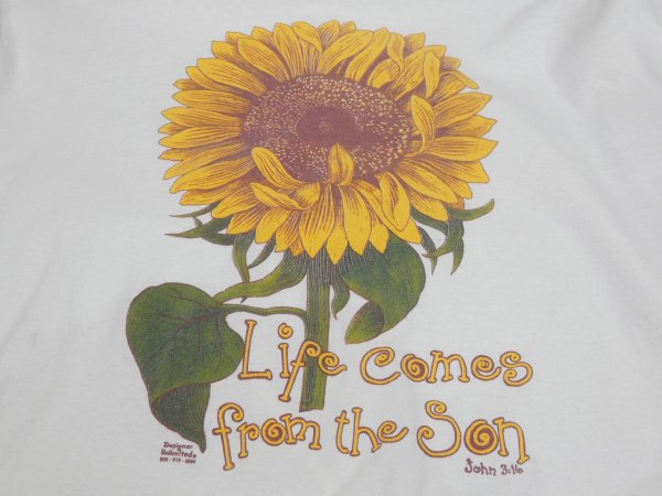 画像5: 90s DELTA SUN FLOWER PRINT T-SHIRT (5)