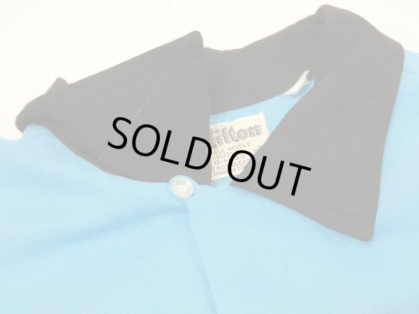 画像5: 60s Hilton TWO TONE RAYON BOWLING SHIRT  (5)