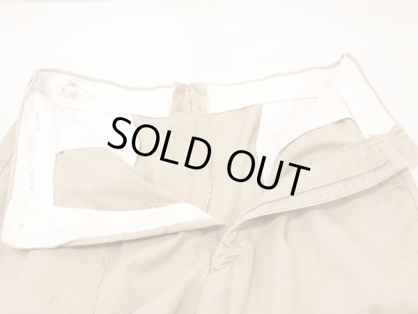 画像5: 50's US ARMY UNIFORM TWILL CHINO SHORTS (5)