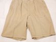画像8: 50's US ARMY UNIFORM TWILL CHINO SHORTS (8)