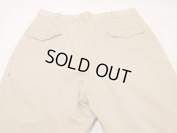 画像11: 50's US ARMY UNIFORM TWILL CHINO SHORTS (11)