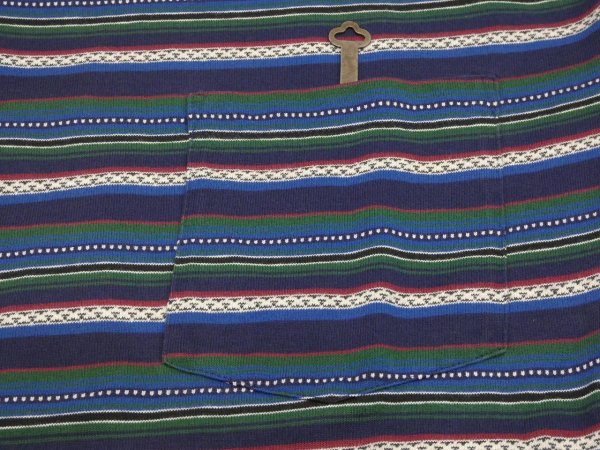 画像5: 90s McINTOSH＆SEYMOUR  JACQUARD MULTI BORDER T-SHIRT MADE IN USA (5)