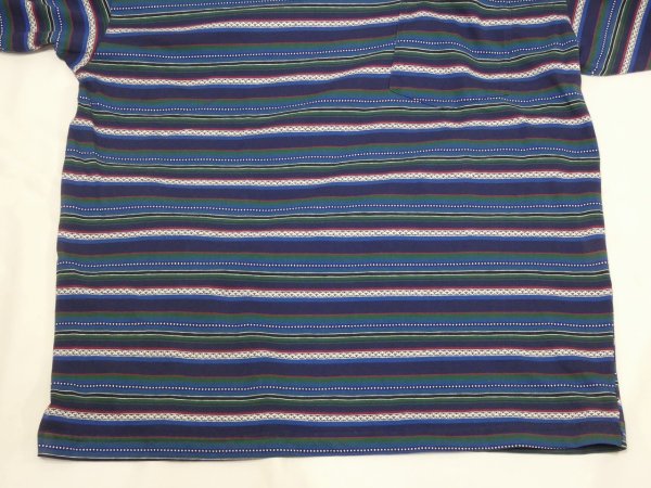 画像6: 90s McINTOSH＆SEYMOUR  JACQUARD MULTI BORDER T-SHIRT MADE IN USA (6)