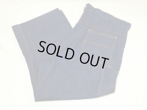 画像3: 40s Model DENIM PAINTER WORK PANTS with CROTCH RIVET (3)
