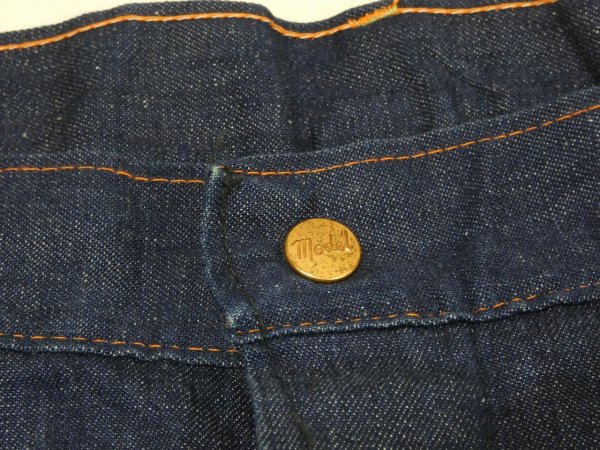画像5: 40s Model DENIM PAINTER WORK PANTS with CROTCH RIVET (5)