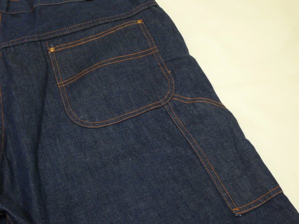 画像11: 40s Model DENIM PAINTER WORK PANTS with CROTCH RIVET (11)