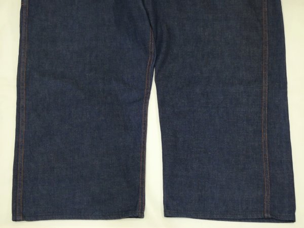 画像9: 40s Model DENIM PAINTER WORK PANTS with CROTCH RIVET (9)
