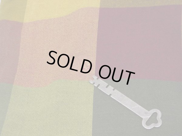 画像9: 60s Britt's BLOCK CHECK RAYON LOOP COLLAR BOX SHIRT (9)