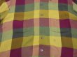 画像7: 60s Britt's BLOCK CHECK RAYON LOOP COLLAR BOX SHIRT (7)