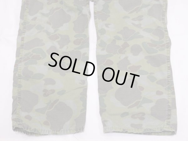 画像9: 60s UNKNOWN RIP STOP DUCK HUNTER FROG SKIN CAMO BAKER PANTS (9)