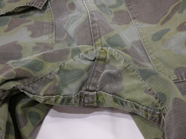 画像15: 60s UNKNOWN RIP STOP DUCK HUNTER FROG SKIN CAMO BAKER PANTS (15)