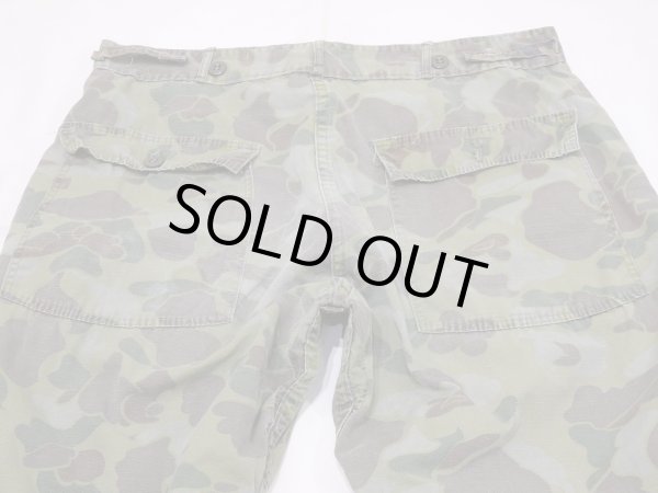 画像11: 60s UNKNOWN RIP STOP DUCK HUNTER FROG SKIN CAMO BAKER PANTS (11)