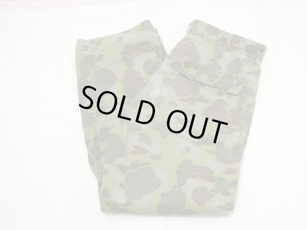 画像3: 60s UNKNOWN RIP STOP DUCK HUNTER FROG SKIN CAMO BAKER PANTS (3)