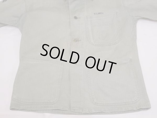 画像5: 40s US MARINE CORPS USMC P-47 HBT TWILL UTILITY JACKET (5)