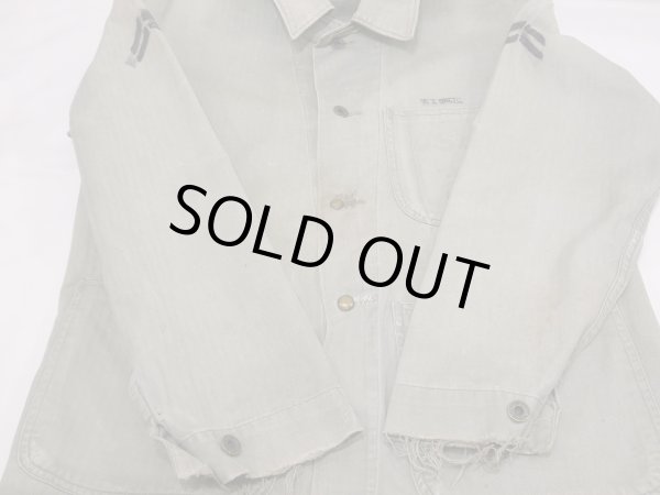 画像10: 40s US MARINE CORPS USMC P-47 HBT TWILL UTILITY JACKET (10)