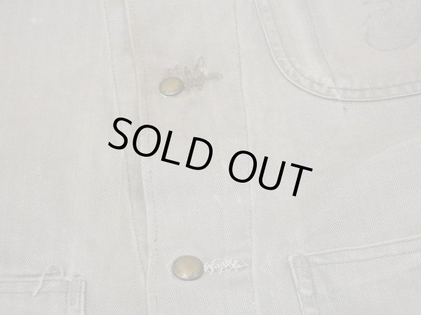 画像7: 40s US MARINE CORPS USMC P-47 HBT TWILL UTILITY JACKET (7)