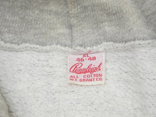 画像3: 50s 60s Pennleigh BLANK SWEAT HOODIE PARKA XL (3)