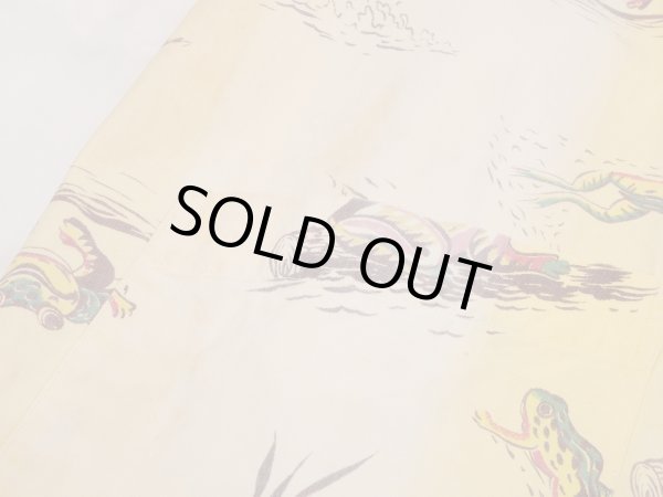 画像7: 40s BEACHCOMBER FROG PRINT RESORT S/S SHIRT (7)