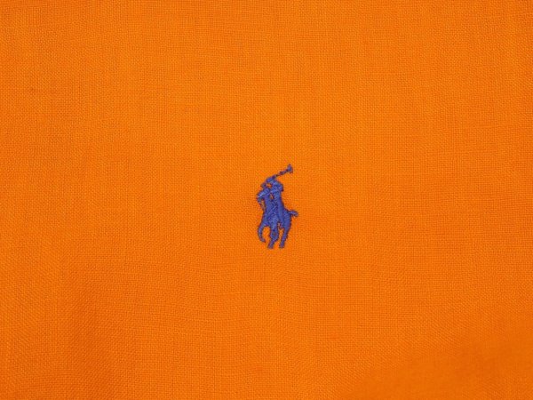 画像7: 90s 00s Polo Ralph Lauren CALDWELL LINEN LOOP COLLAR S/S SHIRT  (7)