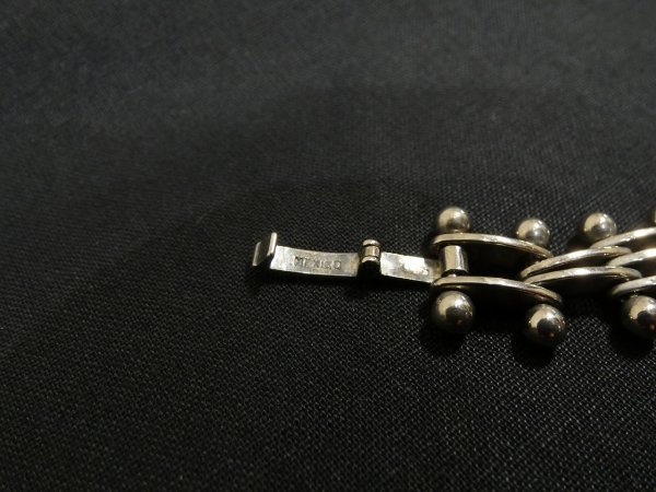 画像7: MEXICAN VINTAGE 925 SILVER DESIGN BRACELET (7)