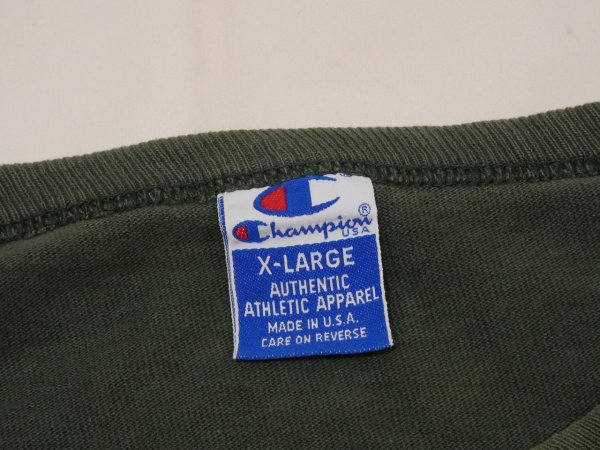 画像3: 90s Champion SUN FADE BLANK T-SHIRT MADE IN USA (3)