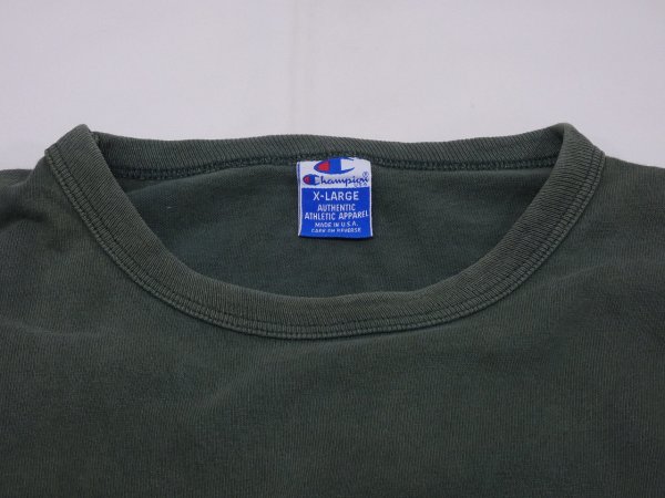 画像4: 90s Champion SUN FADE BLANK T-SHIRT MADE IN USA (4)