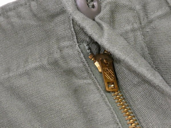 画像5: 70s '70 US ARMY OG-107 UTILITY TROUSERS BAKER PANTS  (5)
