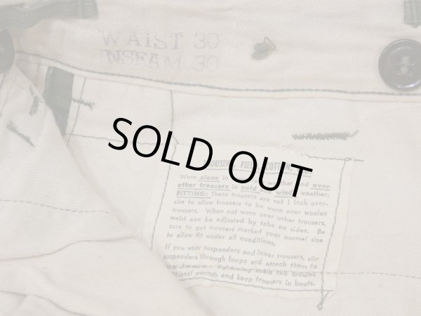 画像6: 40s US ARMY M-45 MODIFIED FIELD TROUSERS PANTS (6)