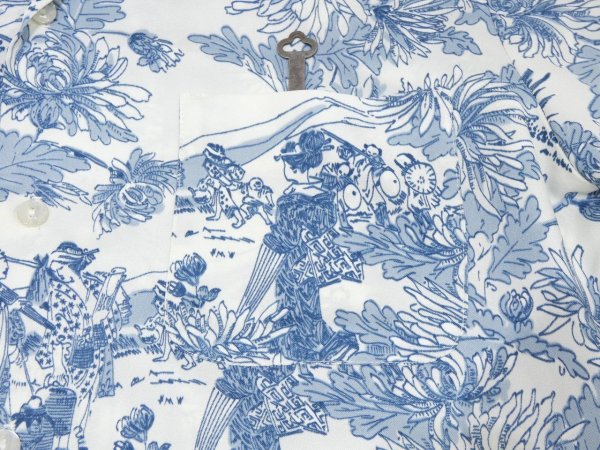 画像7: 70s Mr.California JAPANESE ORIENTAL PATTERN S/S SHIRT (7)