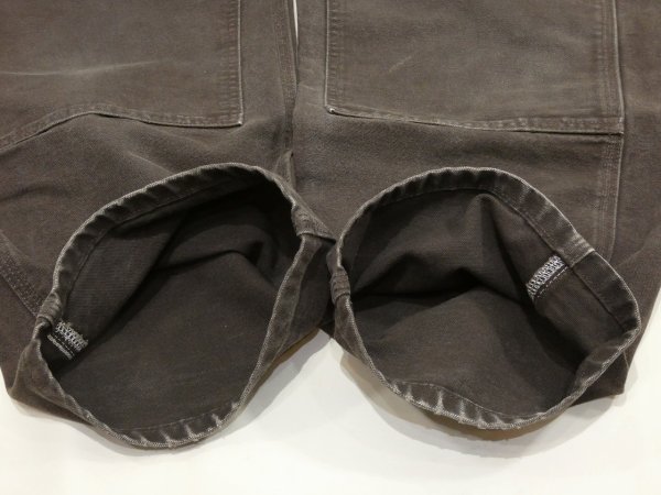 画像8: 10s Carhartt DOUBLE KNEE DUCK PAINTER WORK PANTS DARK BROWN (8)
