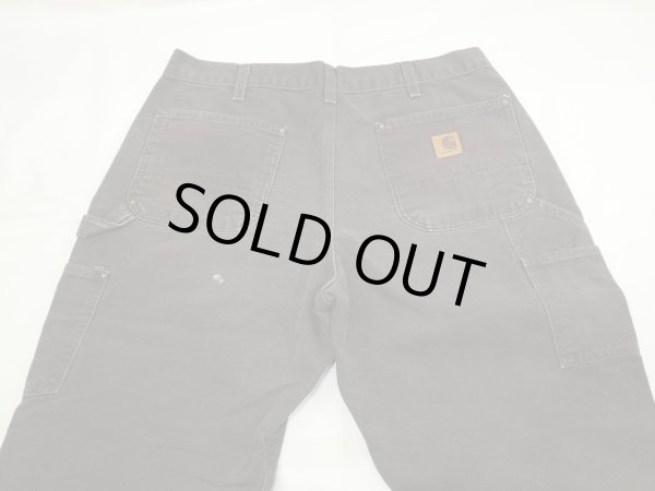 画像9: 10s Carhartt DOUBLE KNEE DUCK PAINTER WORK PANTS DARK BROWN (9)